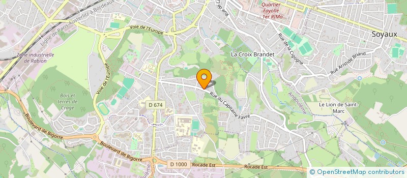 localisation de l'entreprise SCI LEOGAL' à ANGOULEME