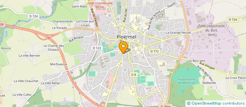 localisation de l'entreprise SCI LEOLI  PLOERMEL