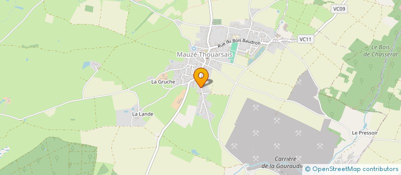 localisation de l'entreprise SCI LEOLOR  THOUARS