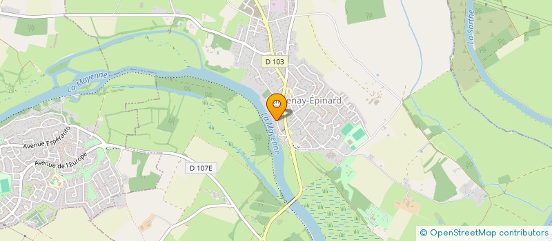 localisation de l'entreprise SCI LEOMA  CANTENAY-EPINARD