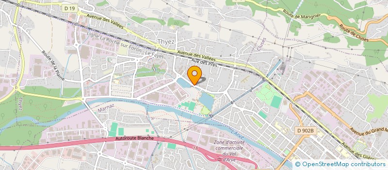 localisation de l'entreprise SCI LEOMARLOU  THYEZ