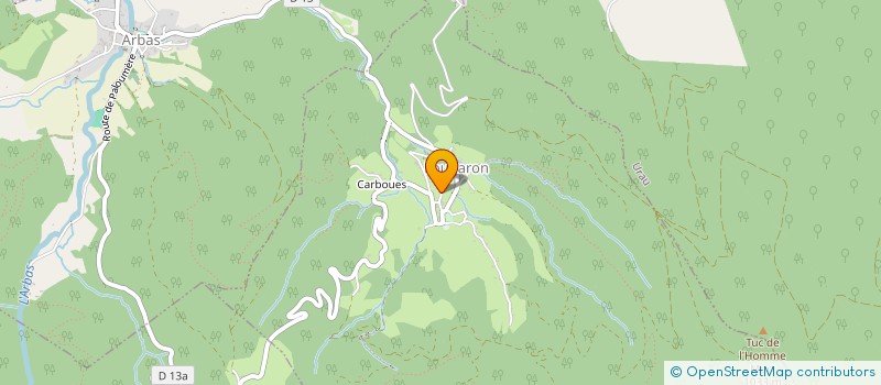 localisation de l'entreprise SCI LEOMAT  ENCAUSSE-LES-THERMES