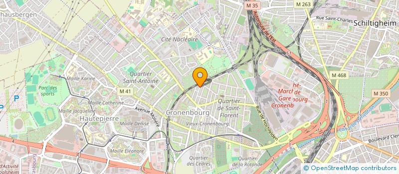 localisation de l'entreprise SCI LEOME  STRASBOURG