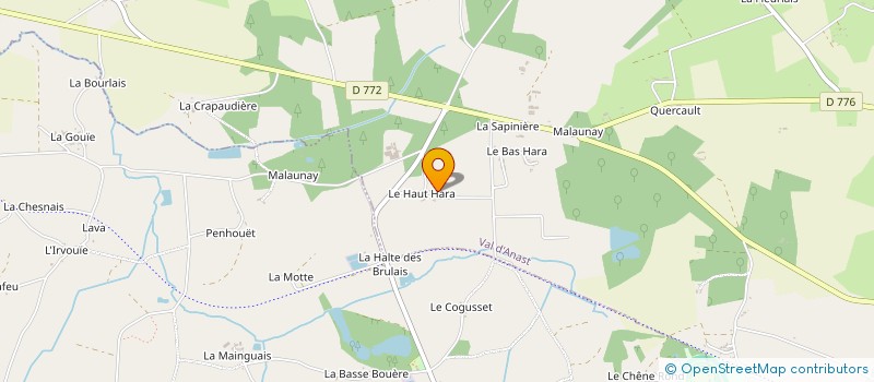 localisation de l'entreprise SCI LEON  VAL D'ANAST