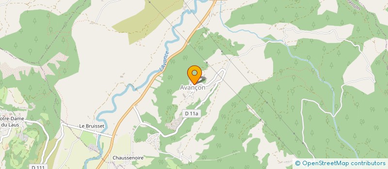 localisation de l'entreprise SCI LEON  LA BATIE NEUVE