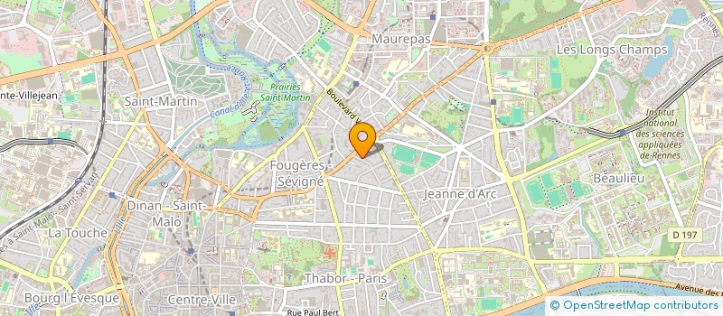 localisation de l'entreprise SCI LEON à RENNES