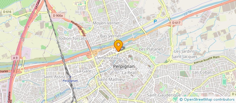 localisation de l'entreprise SCI LEON à PERPIGNAN