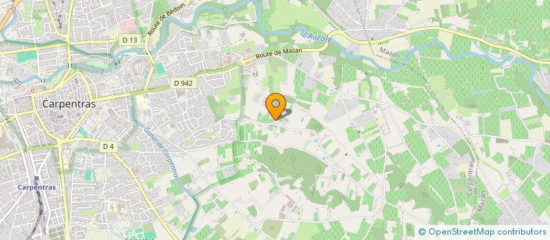 localisation de l'entreprise SCI LEON  CARPENTRAS