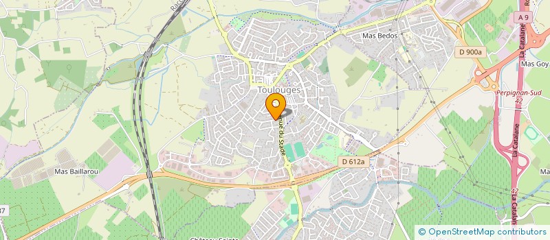 localisation de l'entreprise SCI LEON  TOULOUGES