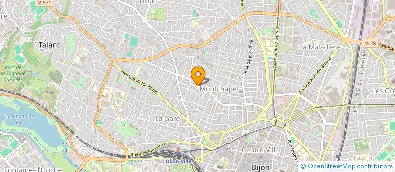 localisation de l'entreprise SCI LEON à DIJON