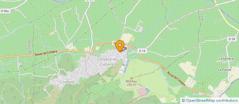 localisation de l'entreprise SCI LEON  CORBERE-LES-CABANES