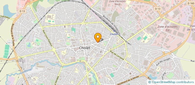 localisation de l'entreprise SCI LEON à CHOLET