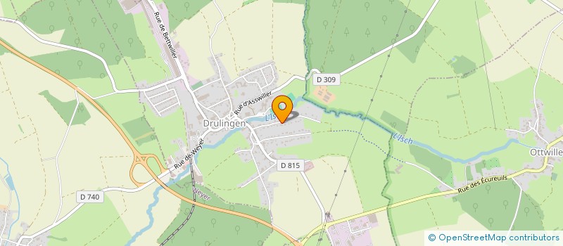localisation de l'entreprise SCI LEON  DRULINGEN