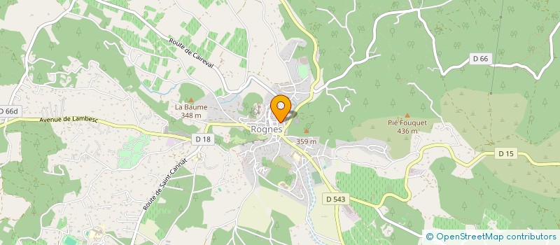 localisation de l'entreprise SCI LEON  ROGNES