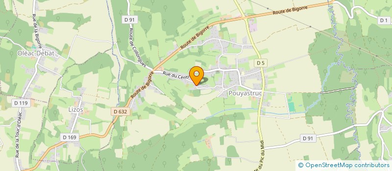 localisation de l'entreprise SCI LEON  DOURS