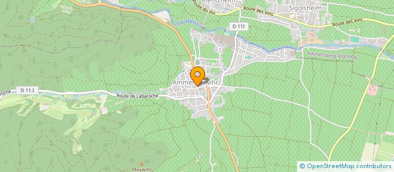 localisation de l'entreprise SCI LEON  AMMERSCHWIHR