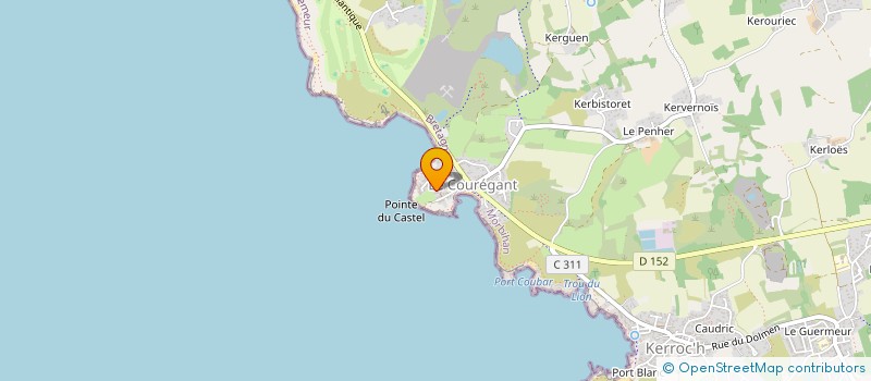 localisation de l'entreprise SCI LEON  LORIENT