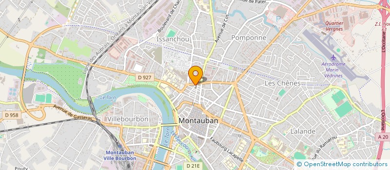 localisation de l'entreprise SCI LEON CLADEL  MONTAUBAN