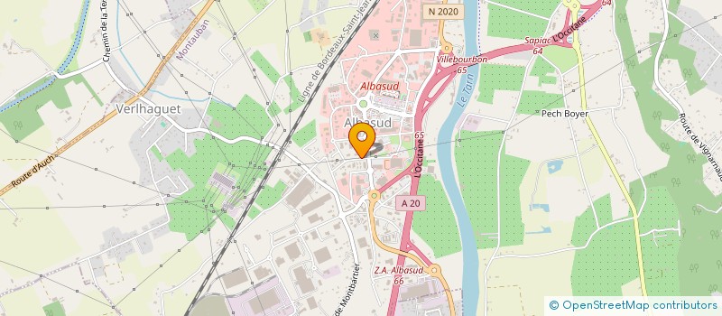 localisation de l'entreprise SCI LEON CLADEL  MONTAUBAN