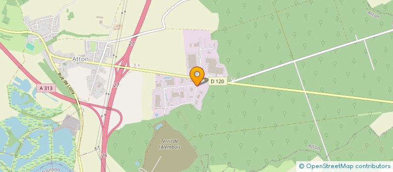 localisation de l'entreprise SCI LEON COGNIET  ATTON