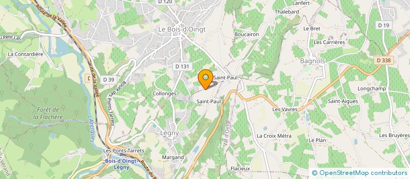 localisation de l'entreprise SCI LEON FLAVIEN  LEGNY