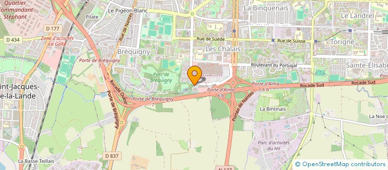 localisation de l'entreprise SCI LEON GALLO  RENNES