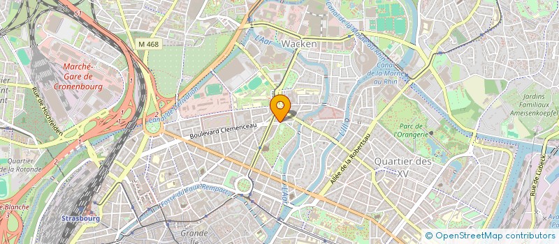 localisation de l'entreprise SCI LEON GAMBETTA  MOLSHEIM