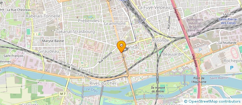 localisation de l'entreprise SCI LEON GAUMONT  TOURS
