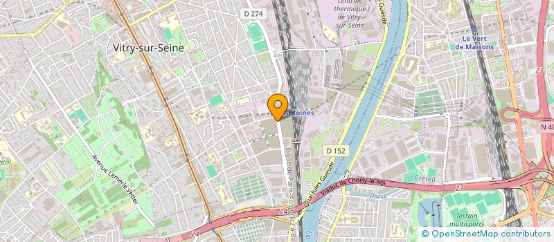 localisation de l'entreprise SCI LEON GEFFROY  VITRY-SUR-SEINE