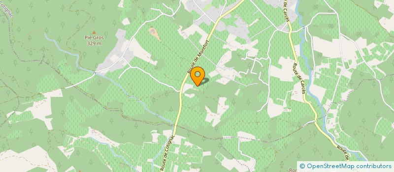 localisation de l'entreprise SCI LEON GERARD  COTIGNAC