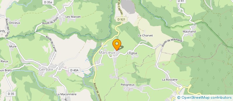 localisation de l'entreprise SCI LEON GOUTIER  MARCIEUX