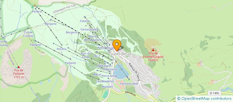 localisation de l'entreprise SCI LEON-GUY  BESSE-ET-SAINT-ANASTAISE