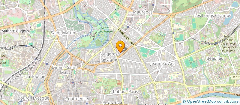localisation de l'entreprise SCI LEON HARMEL  RENNES