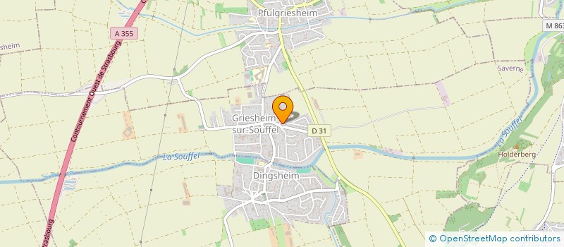 localisation de l'entreprise SCI LEON JOHANN  ECKBOLSHEIM