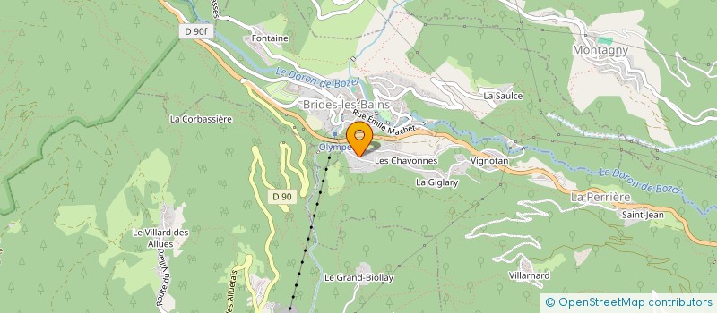 localisation de l'entreprise SCI LEON-K à COURCHEVEL