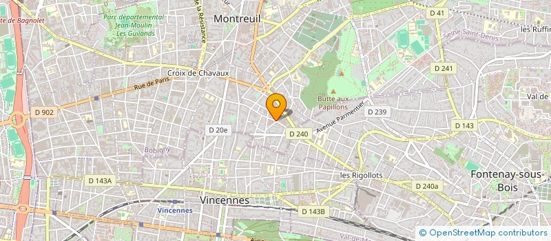 localisation de l'entreprise SCI LEON LOISEAU à MONTREUIL