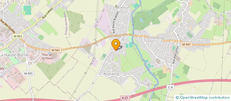 localisation de l'entreprise SCI LEON MARLOT 54  ANSTAING