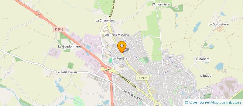 localisation de l'entreprise SCI LEON MARTIN  AIZENAY