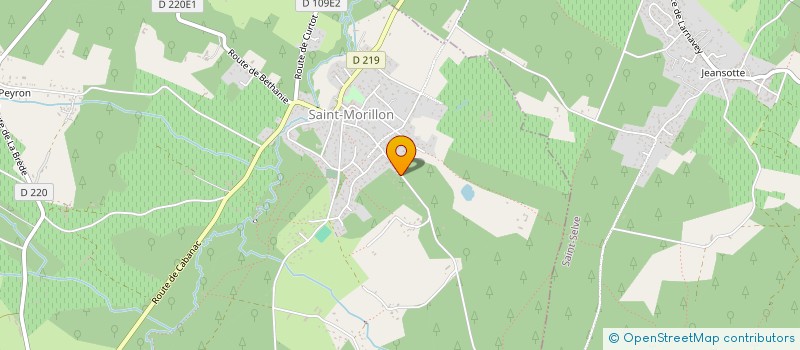 localisation de l'entreprise SCI LEONA  SAINT-MORILLON