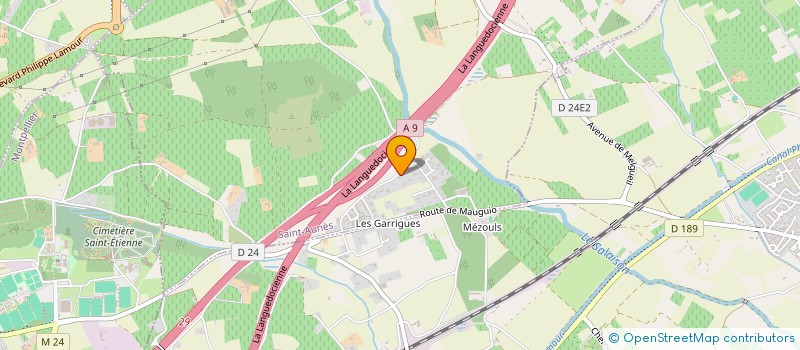 localisation de l'entreprise SCI LEONA  SAINT-AUNES