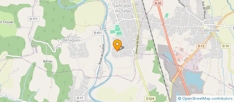 localisation de l'entreprise SCI LEONAP à SAINT-JEAN-DU-FALGA