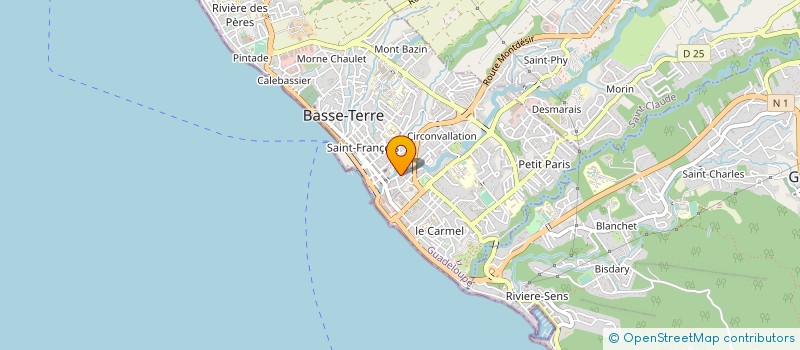 localisation de l'entreprise SCI LEONARD à BASSE-TERRE