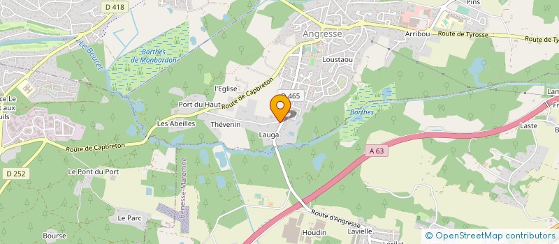 localisation de l'entreprise SCI LEONARD  ANGRESSE