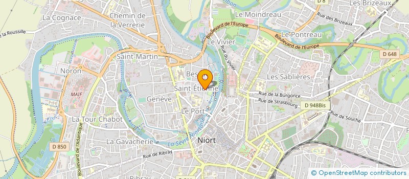 localisation de l'entreprise SCI LEONARD  NIORT