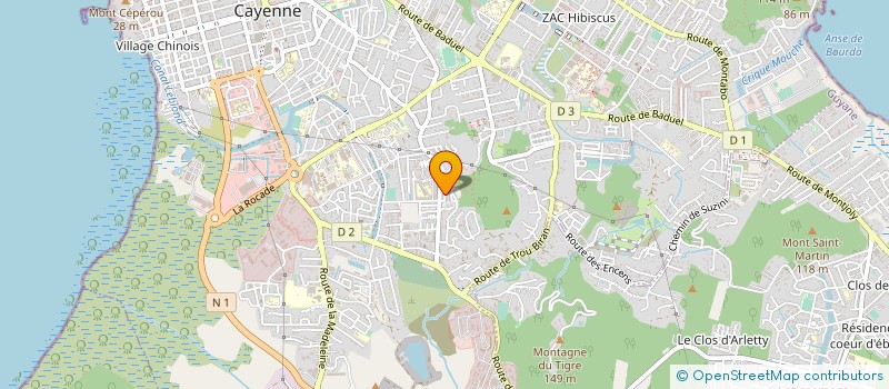localisation de l'entreprise SCI LEONARD  CAYENNE