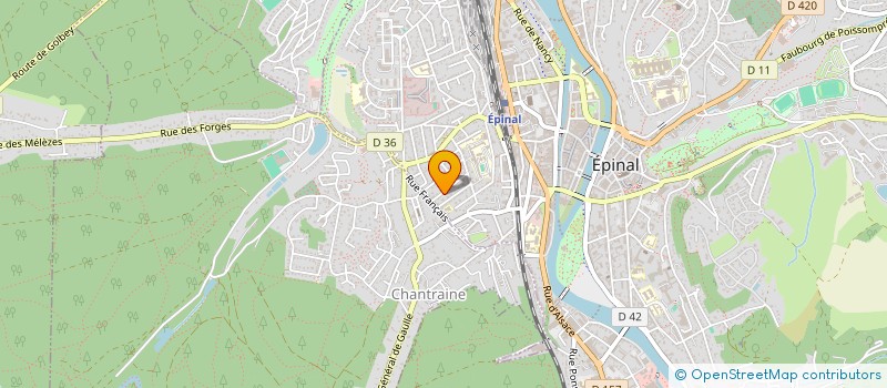 localisation de l'entreprise SCI LEONARD à EPINAL