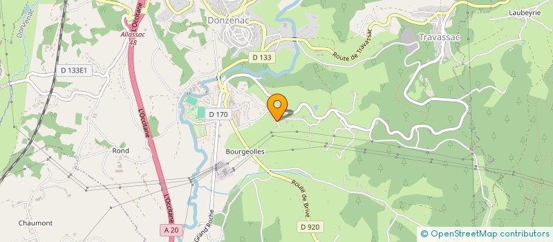localisation de l'entreprise SCI LEONARD DE VINCI à DONZENAC