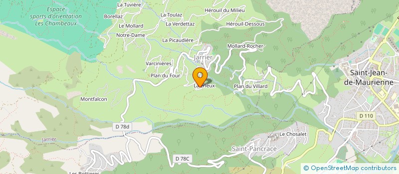 localisation de l'entreprise SCI LEONARD DE VINCI  JARRIER