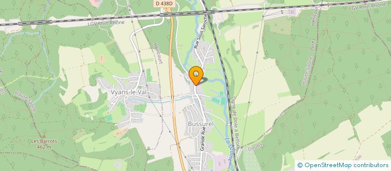 localisation de l'entreprise SCI LEONARD DE VINCI  BELVERNE