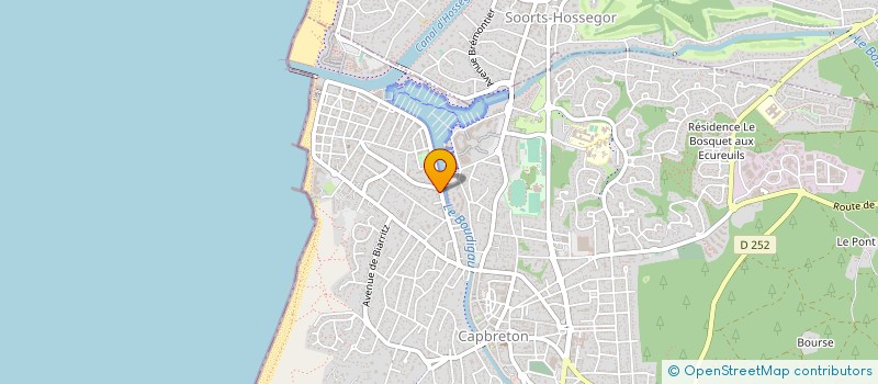 localisation de l'entreprise SCI LEONARD FRANK  CAPBRETON